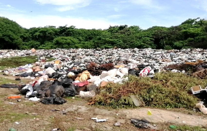 Trabajos realizados en el vertedero de Macaracas