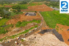 Más de 1 millón de toneladas de residuos gestionadas en Cerro Patacón