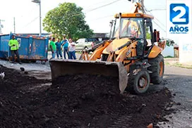 Adecuación de área para nueva tinaquera y operativos de recolección continua en San Miguelito.