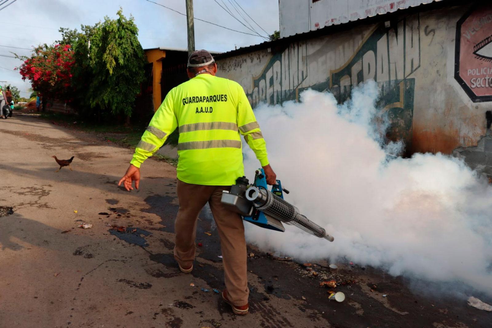 Fumigación en el corregimiento Las Mañanitas