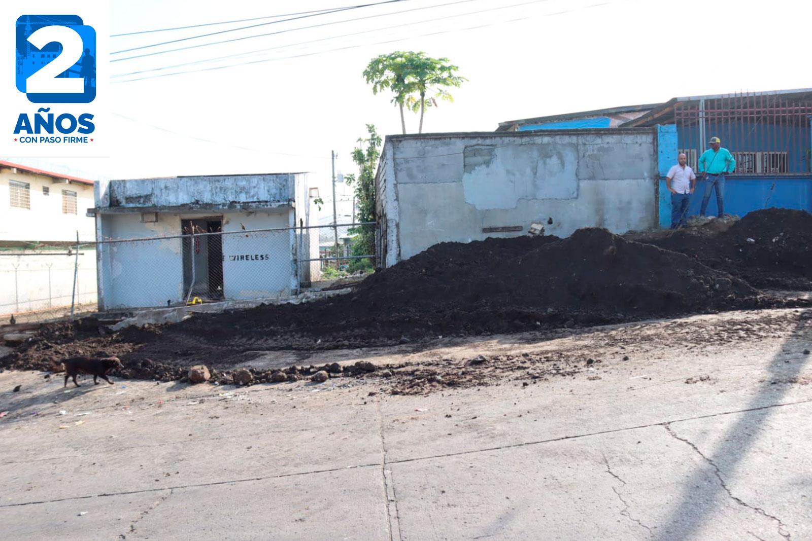 Adecuación de área para nueva tinaquera y operativos de recolección continua en San Miguelito.