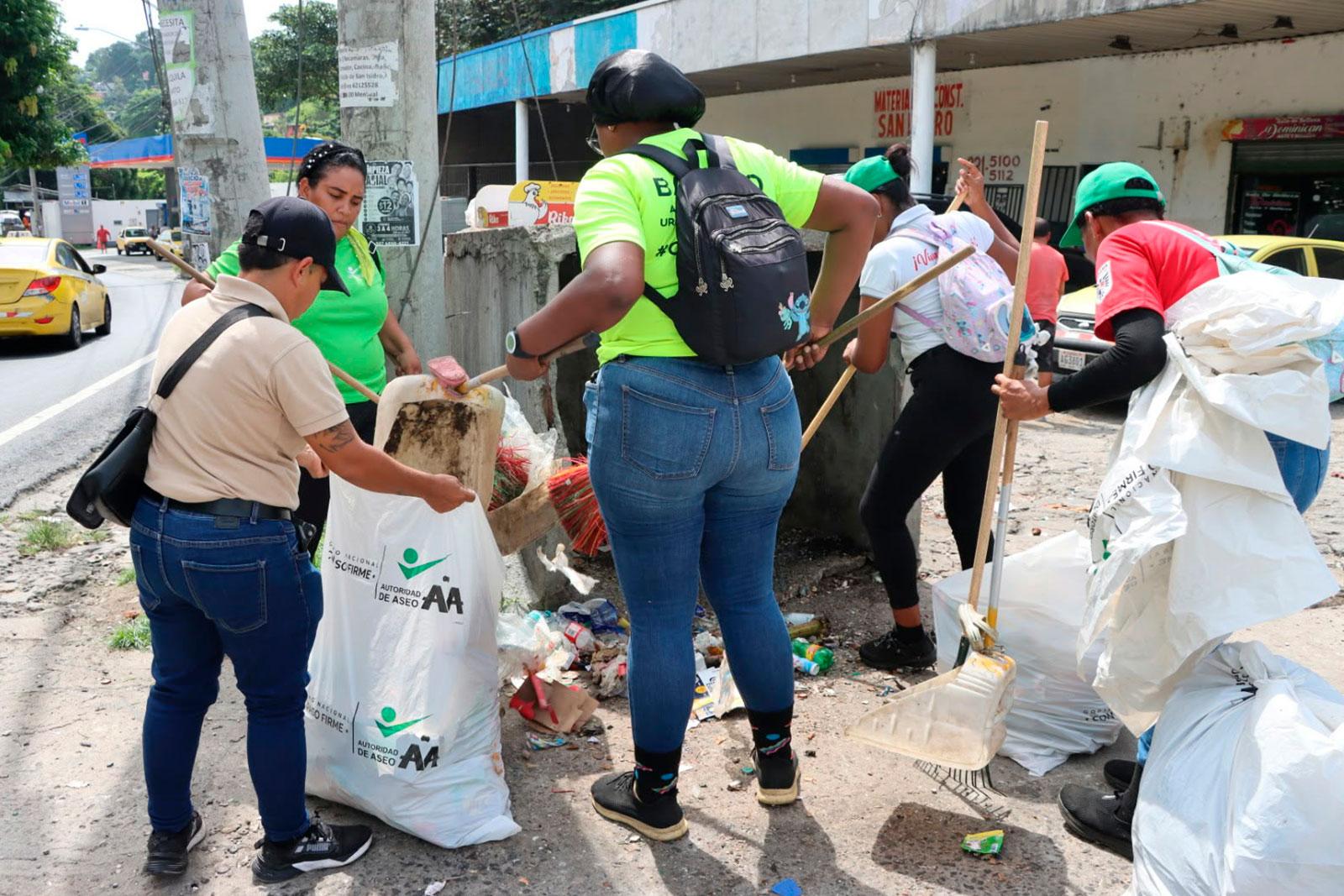 Barrido en San Isidro, corregimiento Omar Torrijos