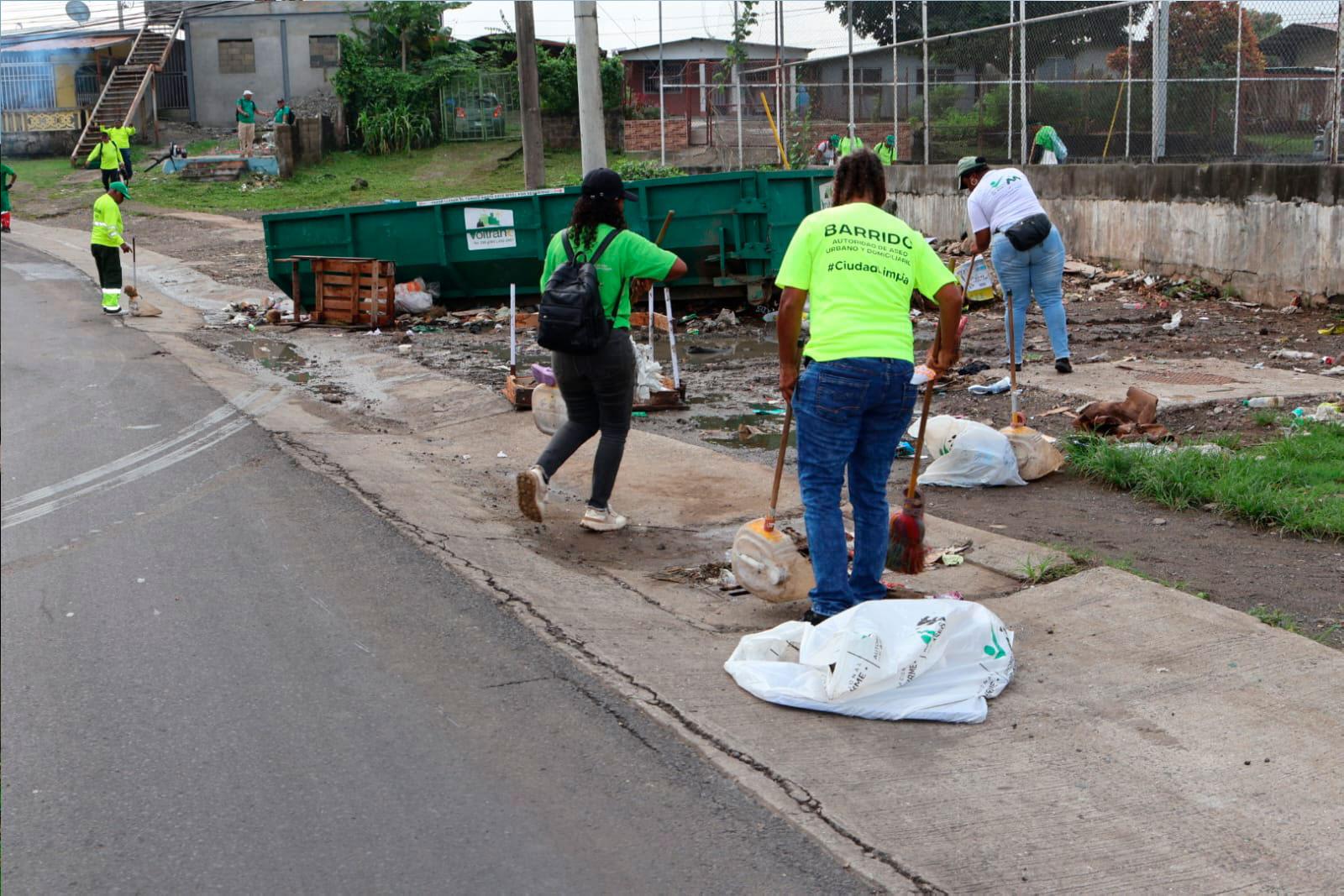 Barrido en el corregimiento de Belisario Frías