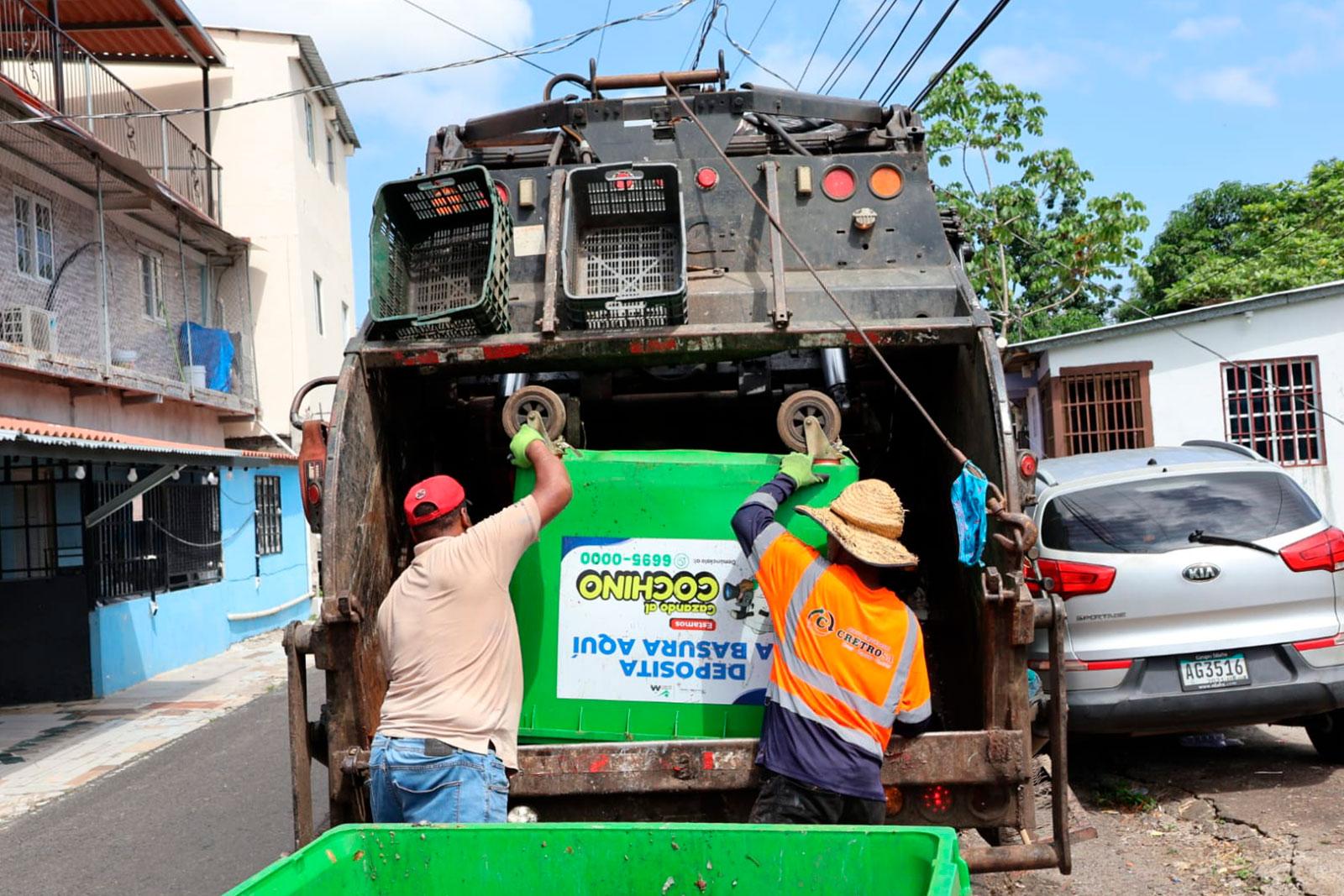 Recolección en sector Samaria,  corregimiento Belisario Porras.