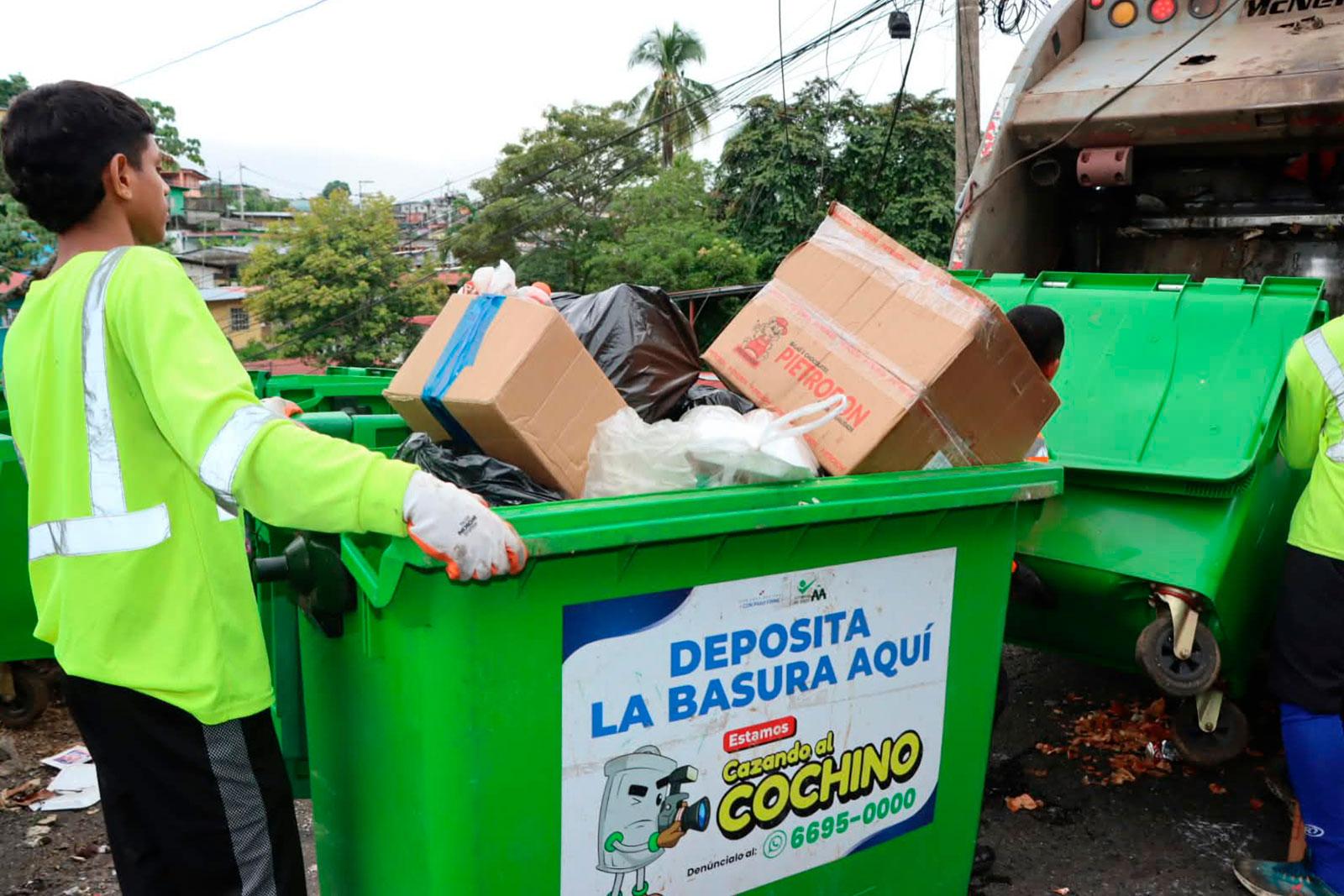 Ejecutan operativo de recolección de desechos en Barrio Colombia, sector de Samaria, corregimiento Belisario Borras