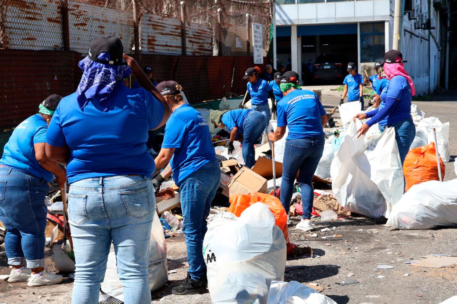 Barrido en el sector de Auto Motor, corregimiento de Mateo Iturralde